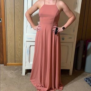 Mythical Kind of Love Rusty Rose Maxi Dress